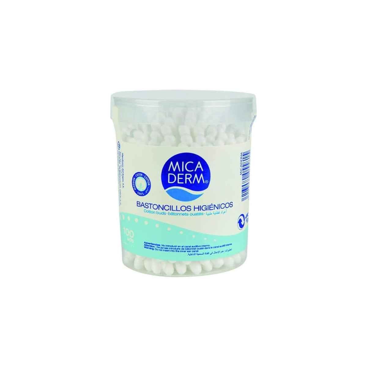 Bastoncillos Algodón Micaderm 100 uds
