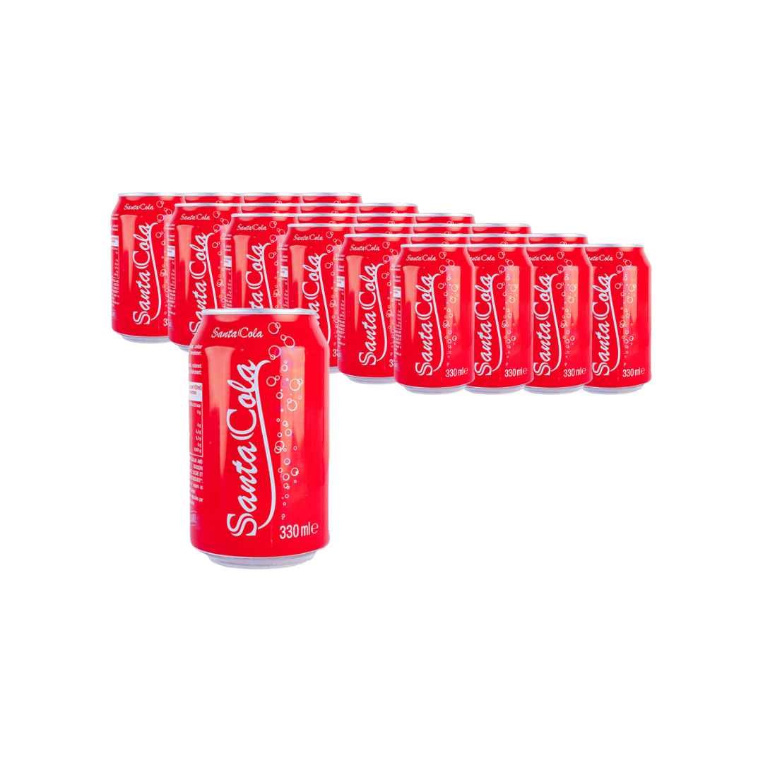 Caja de Refresco Gaseado Cola Santa (24udx330ml)