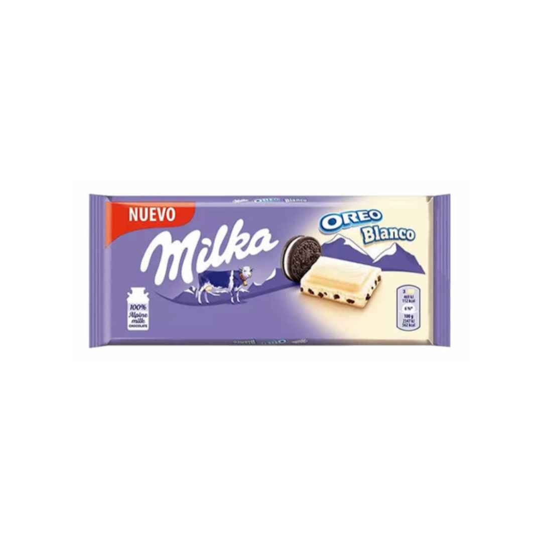 Tableta de chocolate Milka Chocolate Blanco con Oreo 100g
