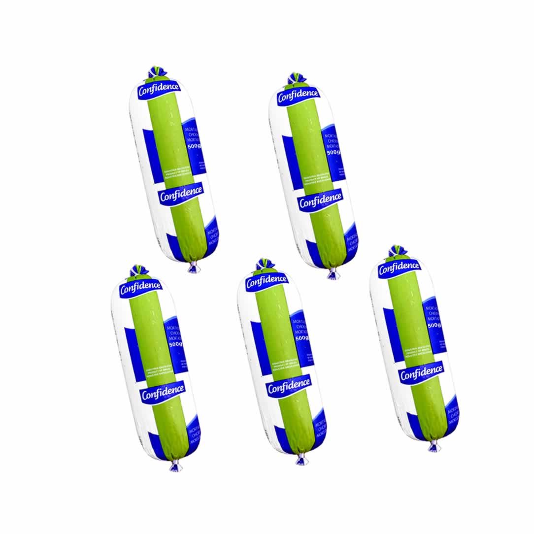 Mortadella de Pollo tipo Salchicha 5ud de 500g