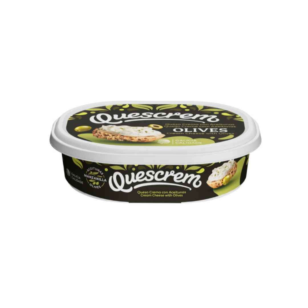 Queso Crema Aceitunas Quescrem 200g