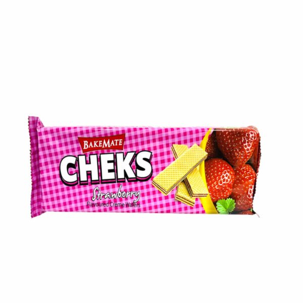 Wafer Relleno de Crema Sabor Fresa Cheks 100g